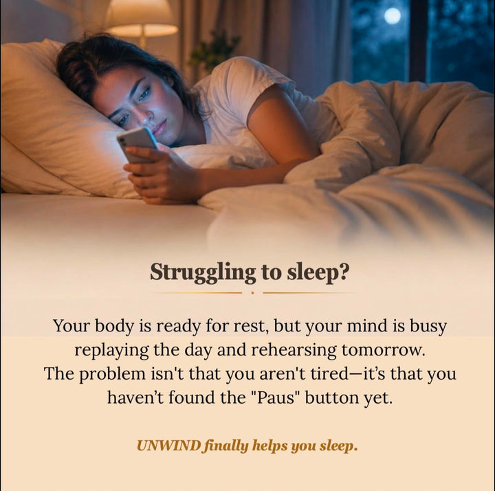 Eleven herbs inside UNWIND for sound sleep