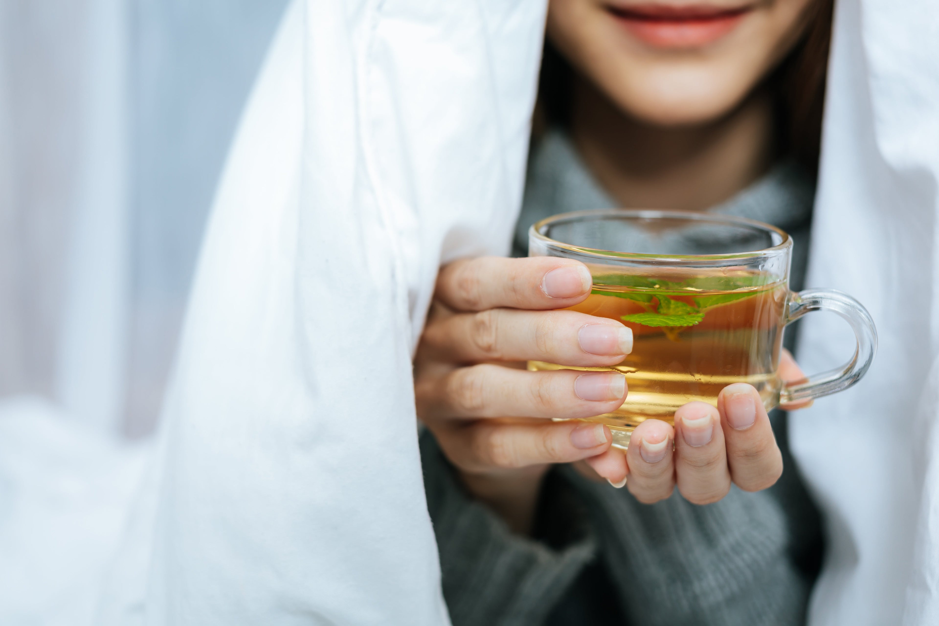 Drinking Herbal Tea