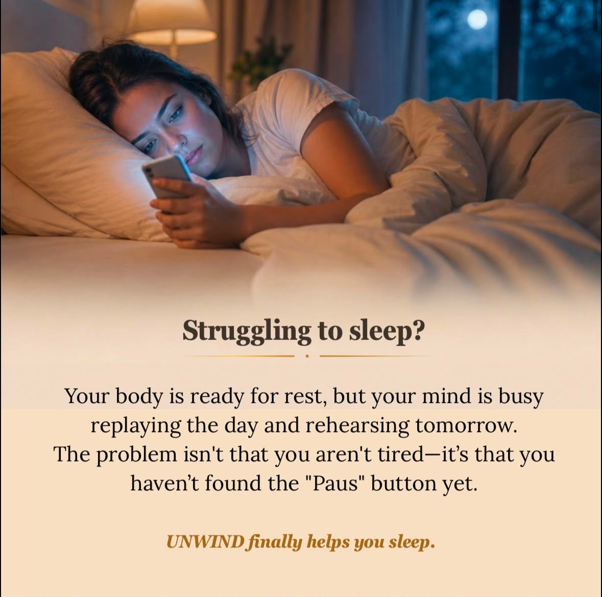 Eleven herbs inside UNWIND for sound sleep