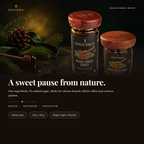 Haus Paus Black Forest Honey in 120 g and 300 g jars, single origin from Chamoli, with no added sugar