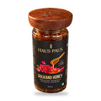 Jar of Haus Paus Gulkand Honey, rose petal honey with no added sugar