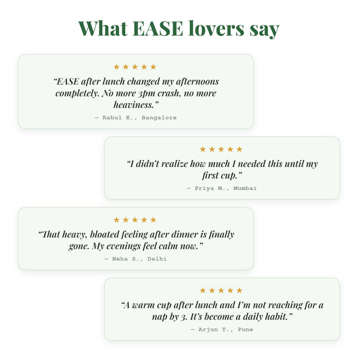 Customer reviews for EASE digestive herbal tea