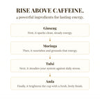 Four key ingredients in UPLIFT: ginseng, moringa, tulsi and amla