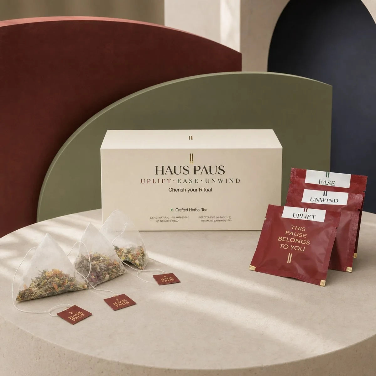The Complete Ritual: UPLIFT, EASE and UNWIND tea-only combo